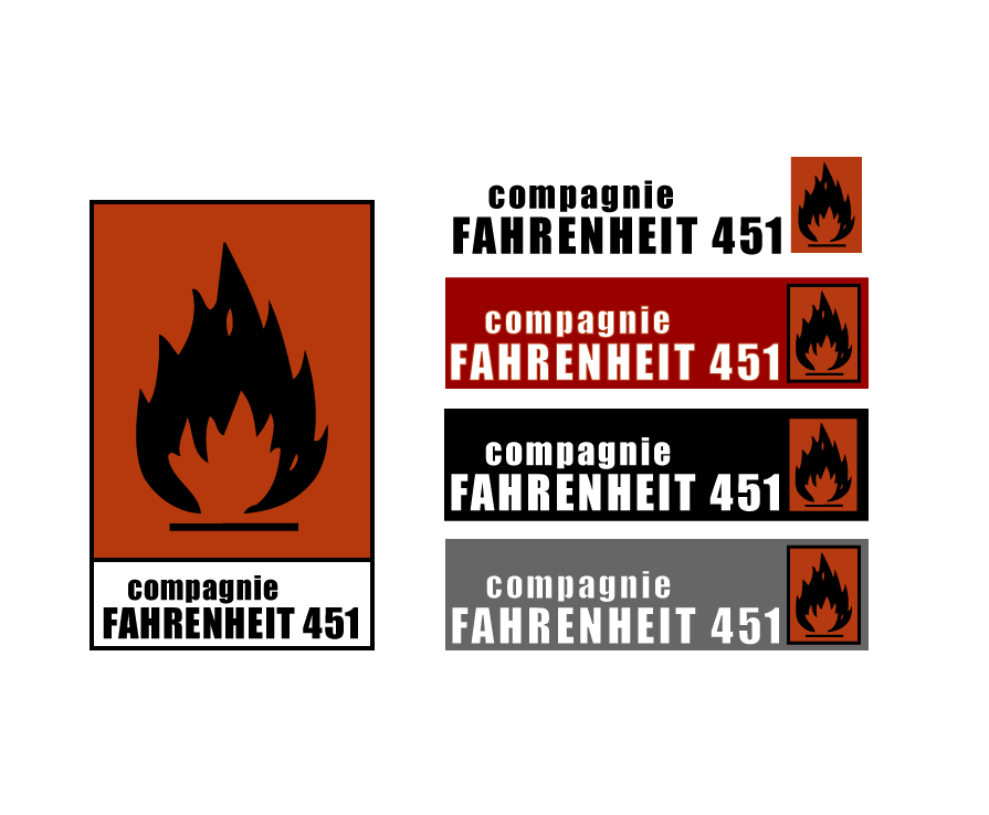 logo compagnie de thtre 'Fahrenheit 451' - Jérôme Lachaud